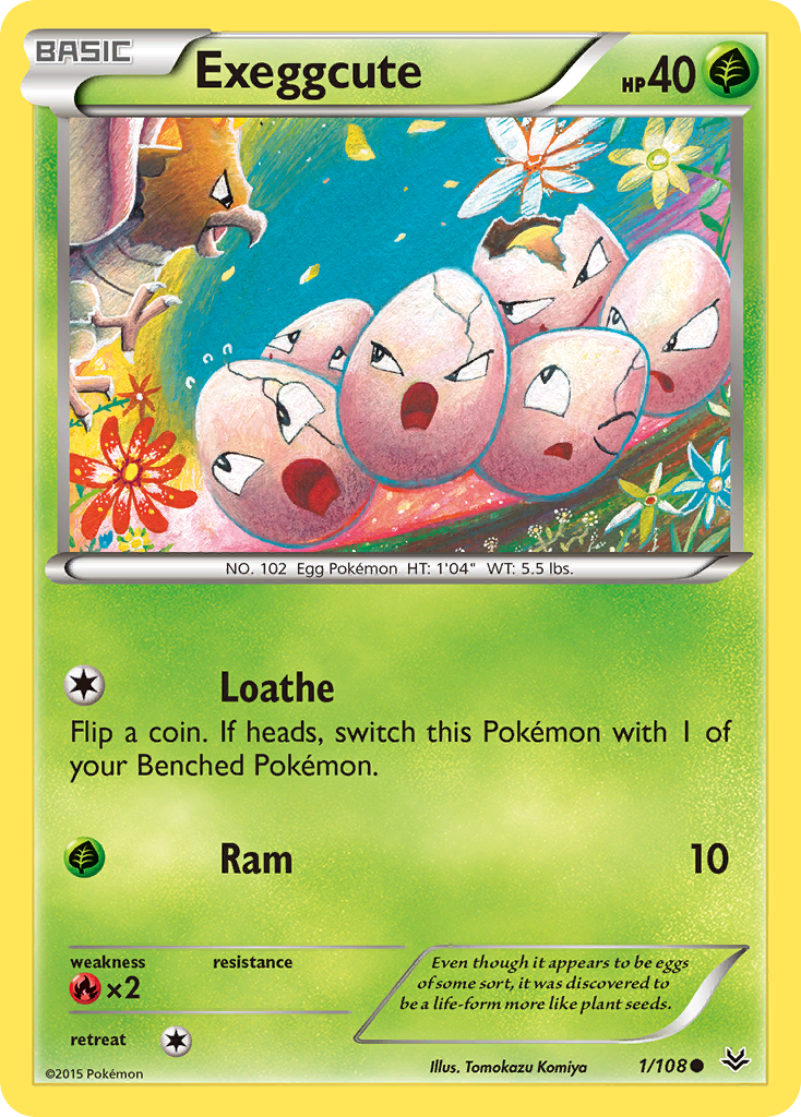 Exeggcute (1/108) [XY: Roaring Skies] | Card Merchant Takapuna