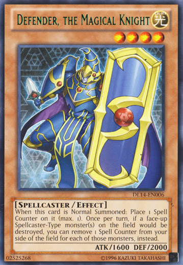 Defender, the Magical Knight (Green) [DL14-EN006] Rare | Card Merchant Takapuna