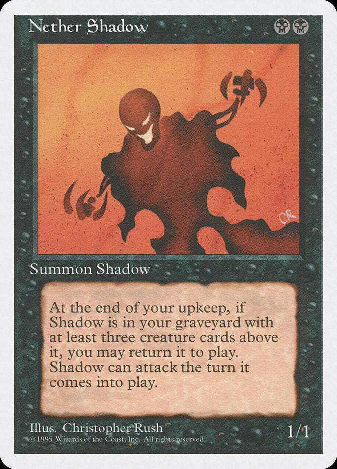 Nether Shadow [Fourth Edition] | Card Merchant Takapuna