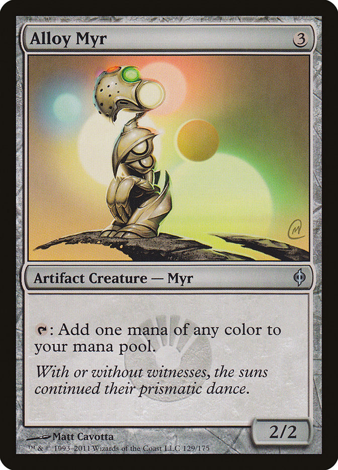 Alloy Myr [New Phyrexia] | Card Merchant Takapuna