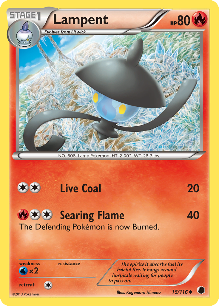 Lampent (15/116) [Black & White: Plasma Freeze] | Card Merchant Takapuna