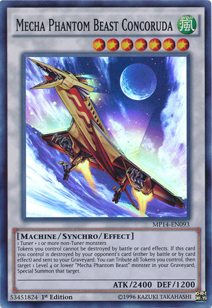 Mecha Phantom Beast Concoruda [MP14-EN093] Super Rare | Card Merchant Takapuna