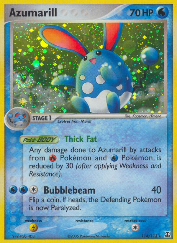 Azumarill (114/113) [EX: Delta Species] | Card Merchant Takapuna