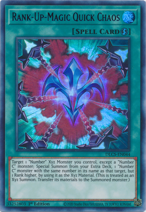 Rank-Up-Magic Quick Chaos (Blue) [DLCS-EN044] Ultra Rare | Card Merchant Takapuna