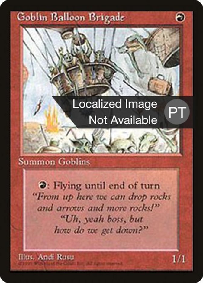 Goblin Balloon Brigade [Fourth Edition (Foreign Black Border)] | Card Merchant Takapuna