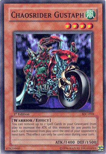 Chaosrider Gustaph [IOC-018] Super Rare | Card Merchant Takapuna