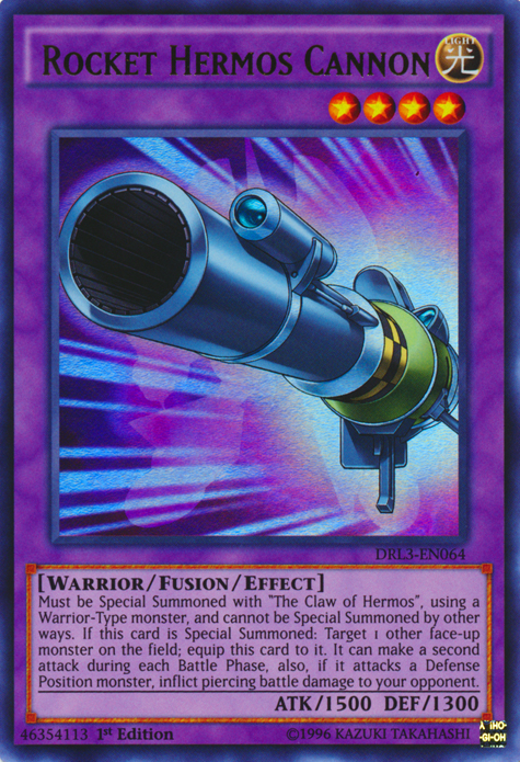 Rocket Hermos Cannon [DRL3-EN064] Ultra Rare | Card Merchant Takapuna