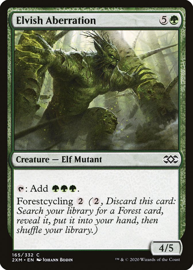 Elvish Aberration [Double Masters] | Card Merchant Takapuna