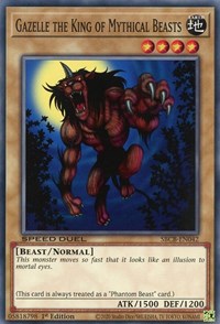 Gazelle the King of Mythical Beasts [SBCB-EN042] Common | Card Merchant Takapuna