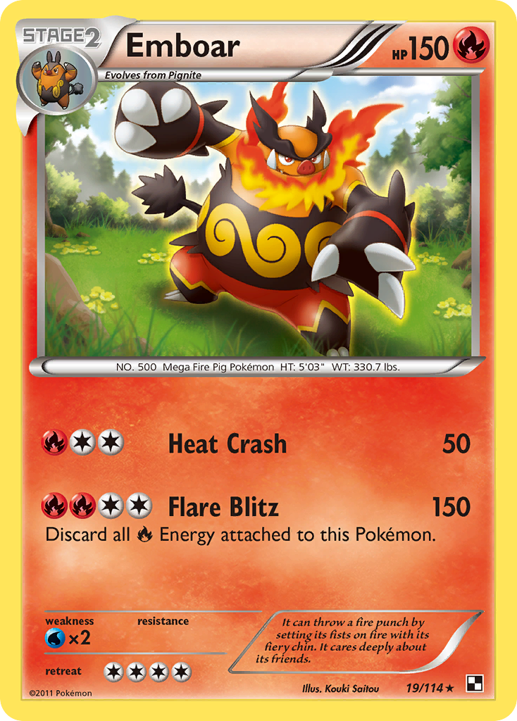 Emboar (19/114) [Black & White: Base Set] | Card Merchant Takapuna