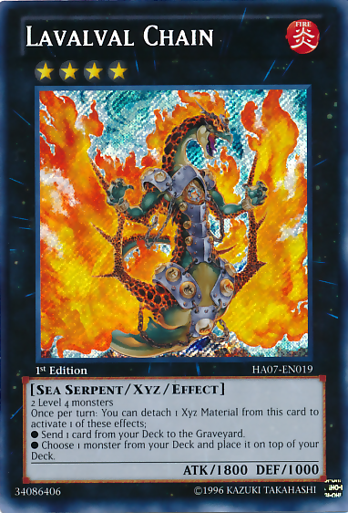 Lavalval Chain [HA07-EN019] Secret Rare | Card Merchant Takapuna