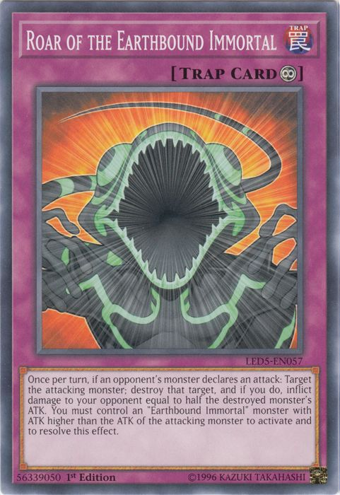 Roar of the Earthbound Immortal [LED5-EN057] Common | Card Merchant Takapuna