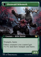 Ulvenwald Oddity // Ulvenwald Behemoth (Extended Art) [Innistrad: Crimson Vow] | Card Merchant Takapuna