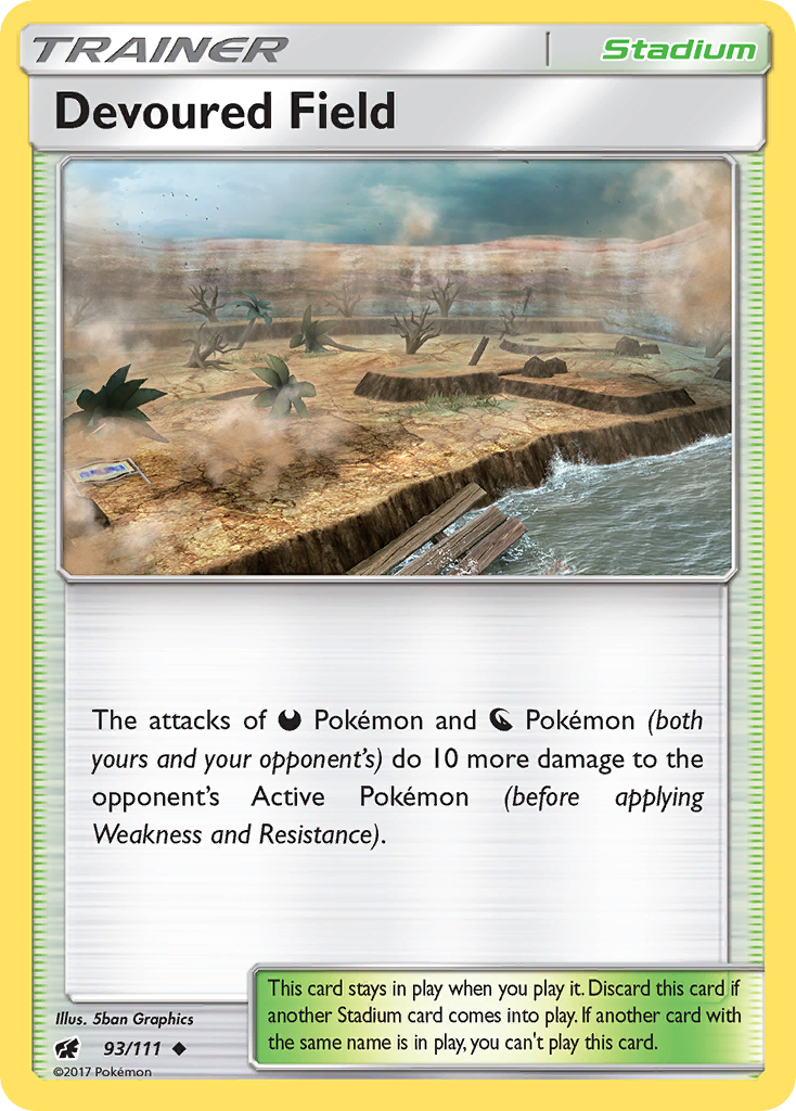 Devoured Field (93/111) [Sun & Moon: Crimson Invasion] | Card Merchant Takapuna