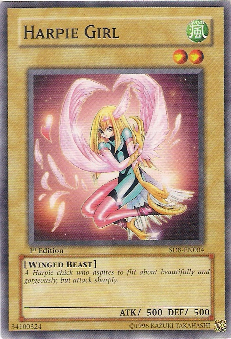 Harpie Girl [SD8-EN004] Common | Card Merchant Takapuna