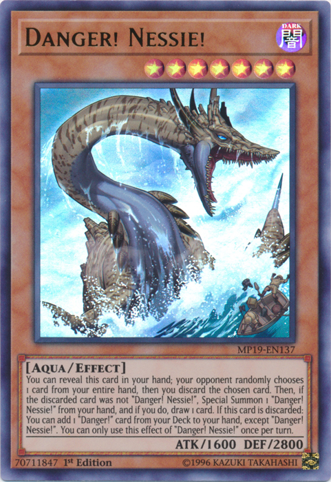 Danger! Nessie! [MP19-EN137] Ultra Rare | Card Merchant Takapuna