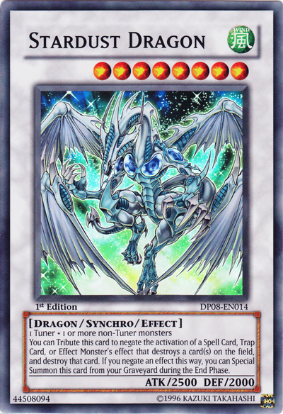 Stardust Dragon [DP08-EN014] Super Rare | Card Merchant Takapuna