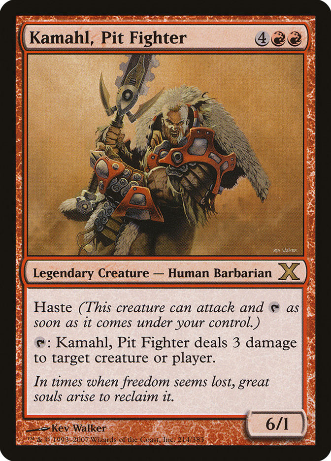 Kamahl, Pit Fighter [Tenth Edition] | Card Merchant Takapuna