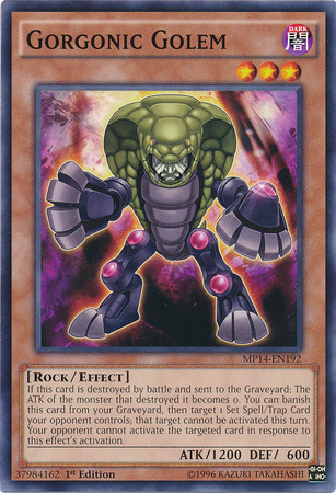 Gorgonic Golem [MP14-EN192] Common | Card Merchant Takapuna