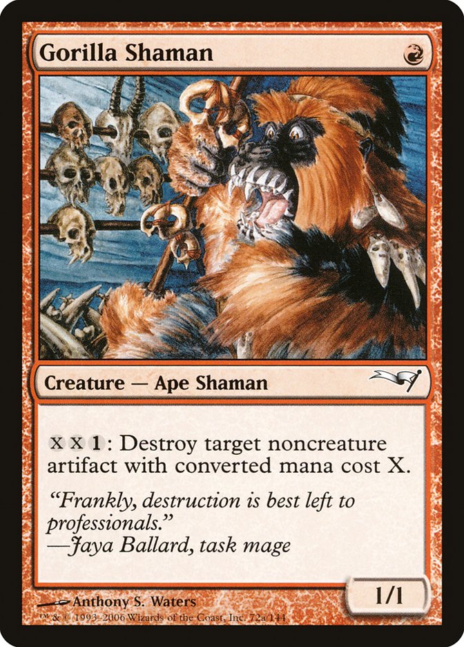 Gorilla Shaman [Coldsnap Theme Decks] | Card Merchant Takapuna