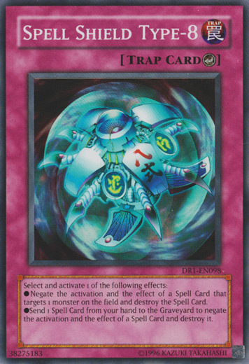 Spell Shield Type-8 [DR1-EN098] Super Rare | Card Merchant Takapuna