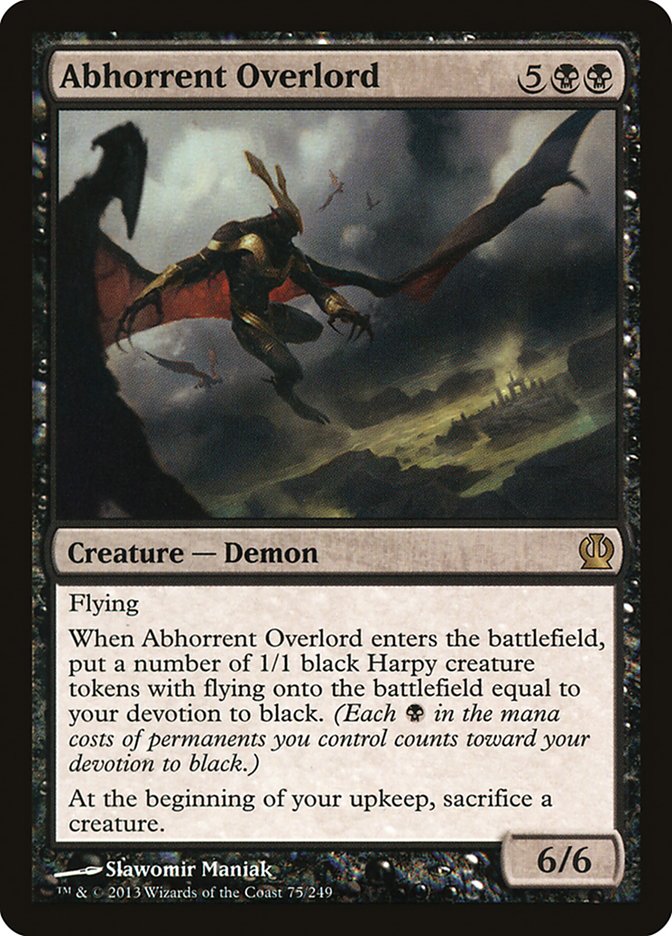 Abhorrent Overlord [Theros] | Card Merchant Takapuna