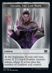 Liliana, the Last Hope Emblem // Spirit (002) Double-Sided Token [Double Masters 2022 Tokens] | Card Merchant Takapuna