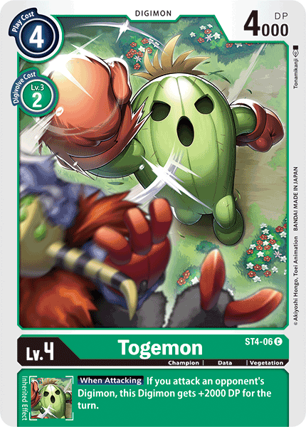 Togemon [ST4-06] [Starter Deck: Giga Green] | Card Merchant Takapuna