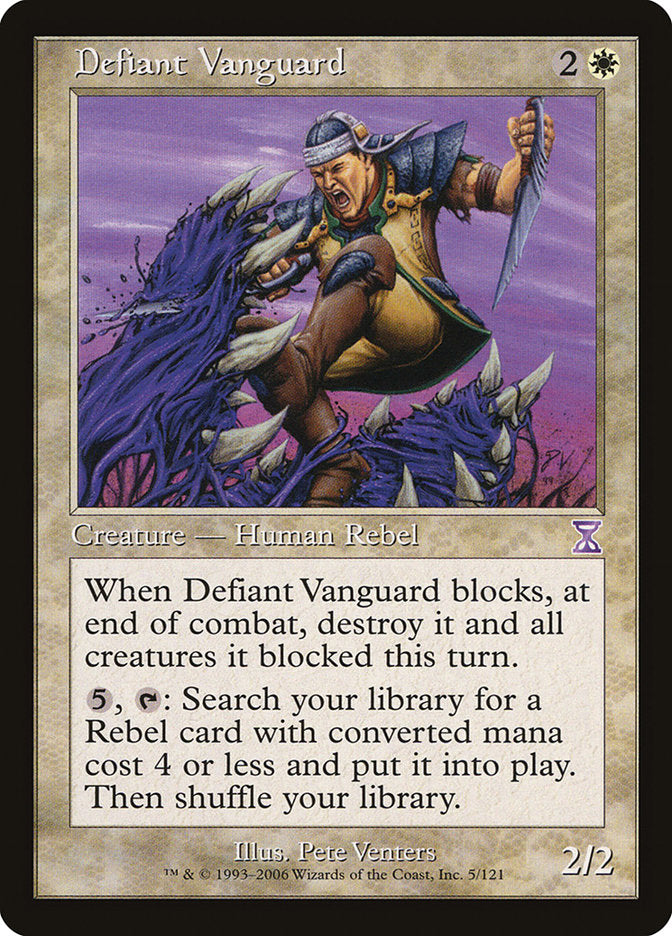 Defiant Vanguard [Time Spiral Timeshifted] | Card Merchant Takapuna