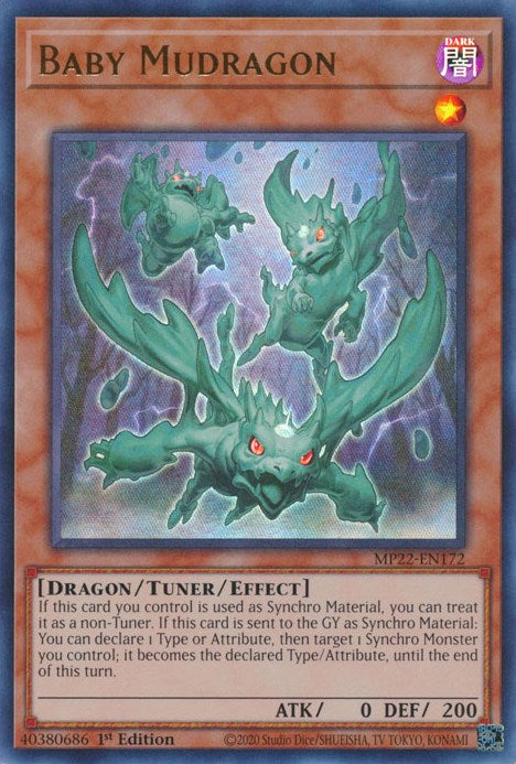 Baby Mudragon [MP22-EN172] Ultra Rare | Card Merchant Takapuna