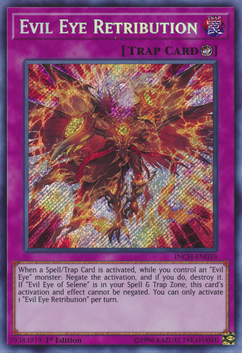 Evil Eye Retribution [INCH-EN039] Secret Rare | Card Merchant Takapuna