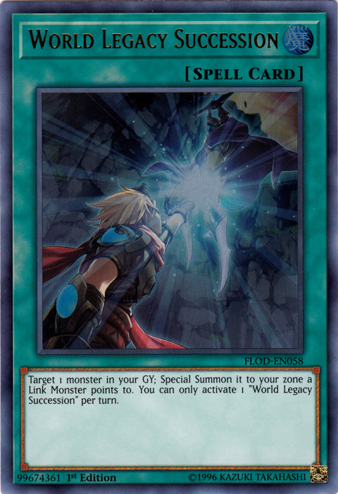 World Legacy Succession [FLOD-EN058] Ultra Rare | Card Merchant Takapuna