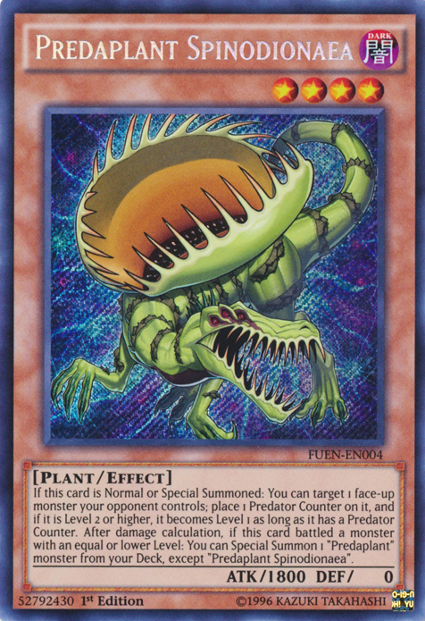 Predaplant Spinodionaea [FUEN-EN004] Secret Rare | Card Merchant Takapuna