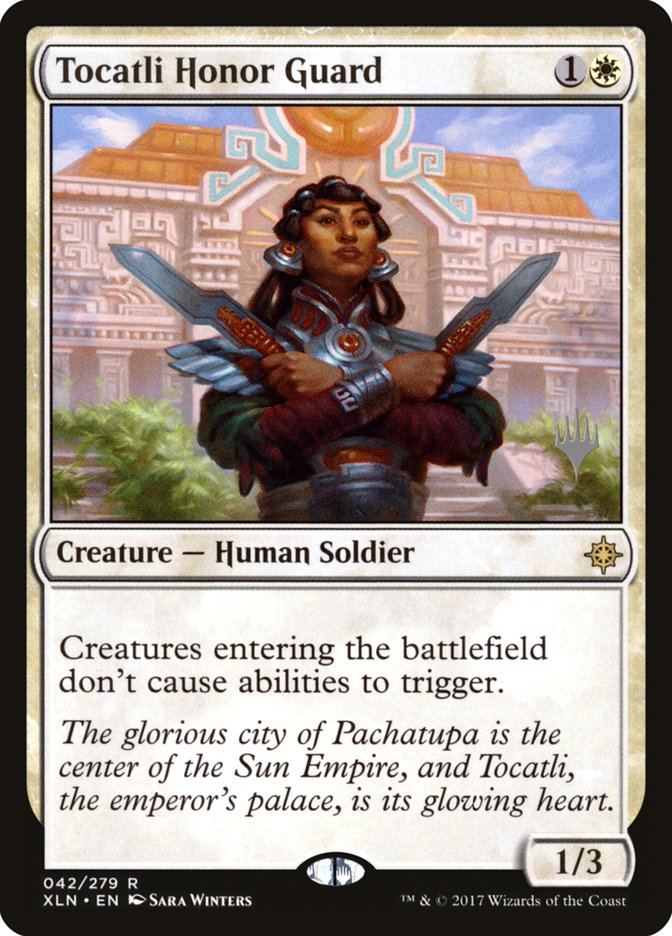 Tocatli Honor Guard (Promo Pack) [Ixalan Promos] | Card Merchant Takapuna