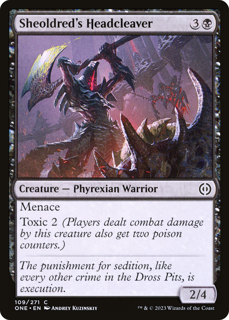 Sheoldred's Headcleaver [Phyrexia: All Will Be One] | Card Merchant Takapuna