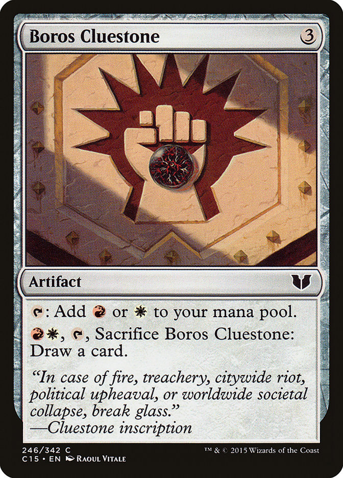 Boros Cluestone [Commander 2015] | Card Merchant Takapuna