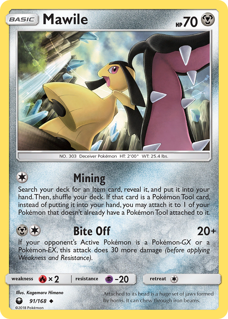 Mawile (91/168) [Sun & Moon: Celestial Storm] | Card Merchant Takapuna