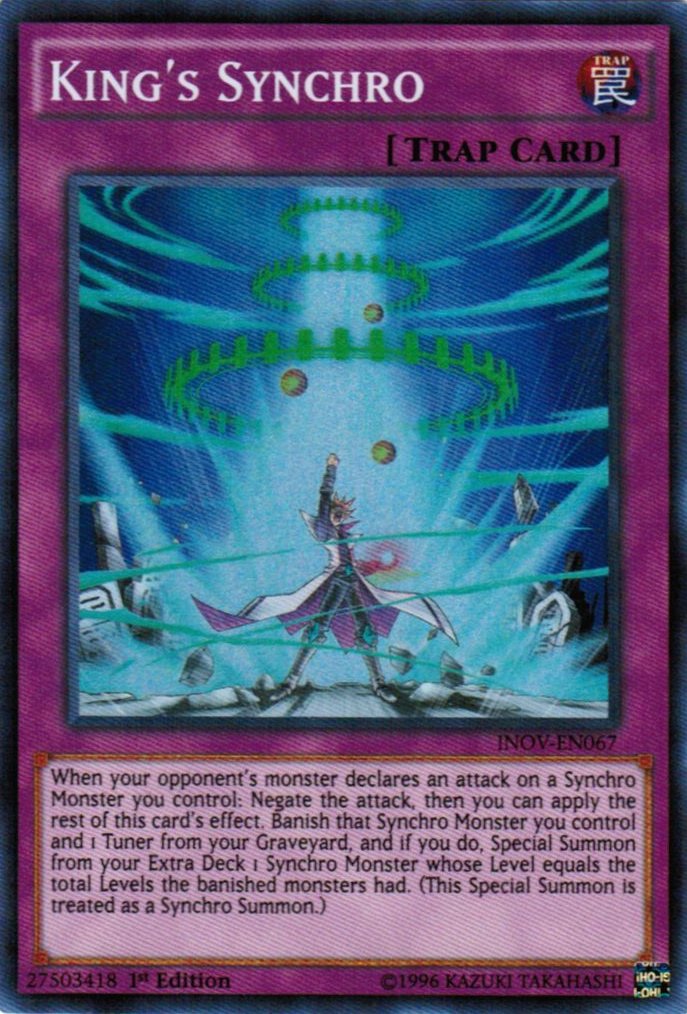 King's Synchro [INOV-EN067] Super Rare | Card Merchant Takapuna