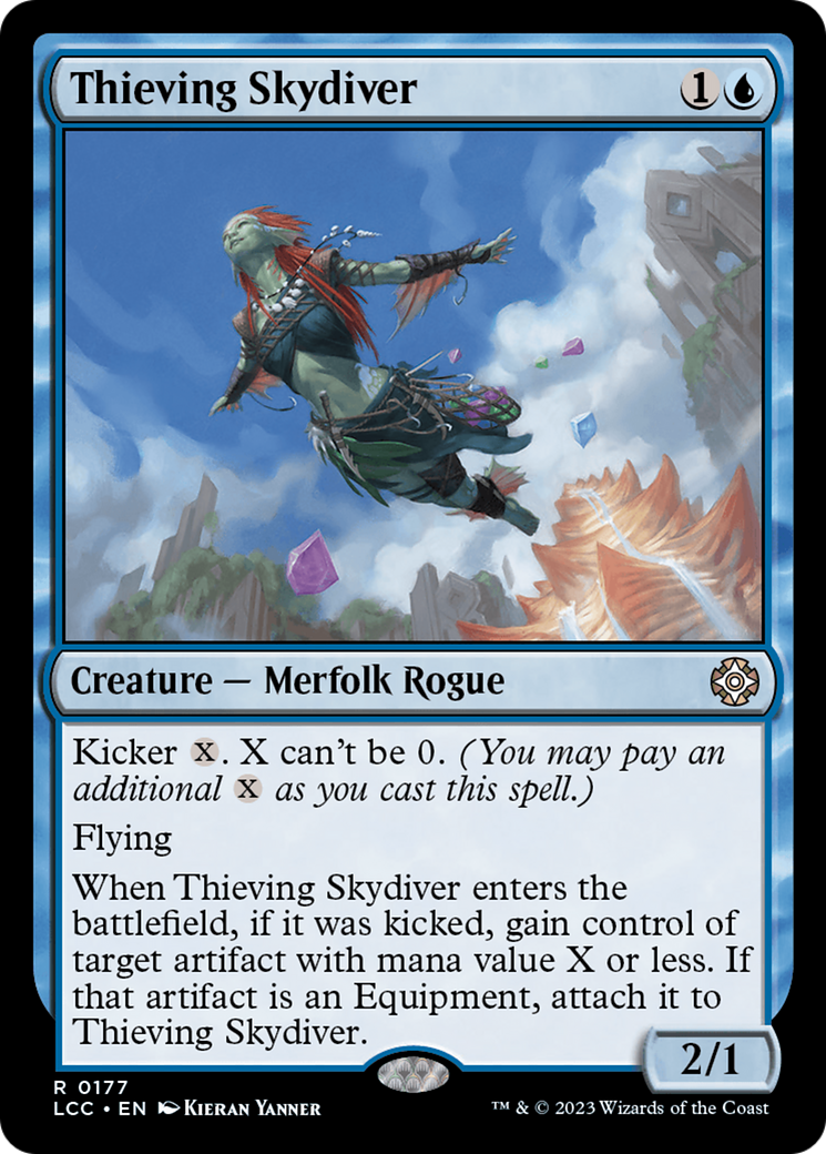 Thieving Skydiver [The Lost Caverns of Ixalan Commander] | Card Merchant Takapuna