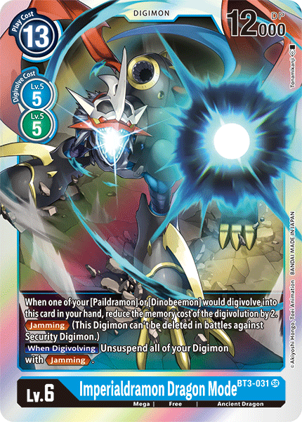 Imperialdramon Dragon Mode [BT3-031] [Release Special Booster Ver.1.5] | Card Merchant Takapuna