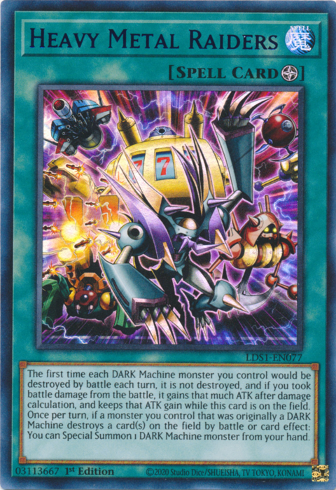 Heavy Metal Raiders (Blue) [LDS1-EN077] Ultra Rare | Card Merchant Takapuna