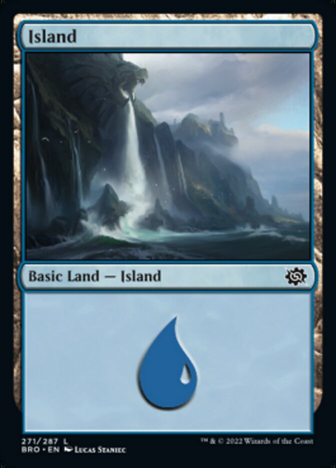 Island (271) [The Brothers' War] | Card Merchant Takapuna