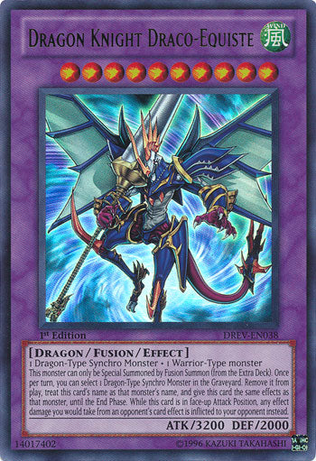 Dragon Knight Draco-Equiste [DREV-EN038] Ultra Rare | Card Merchant Takapuna