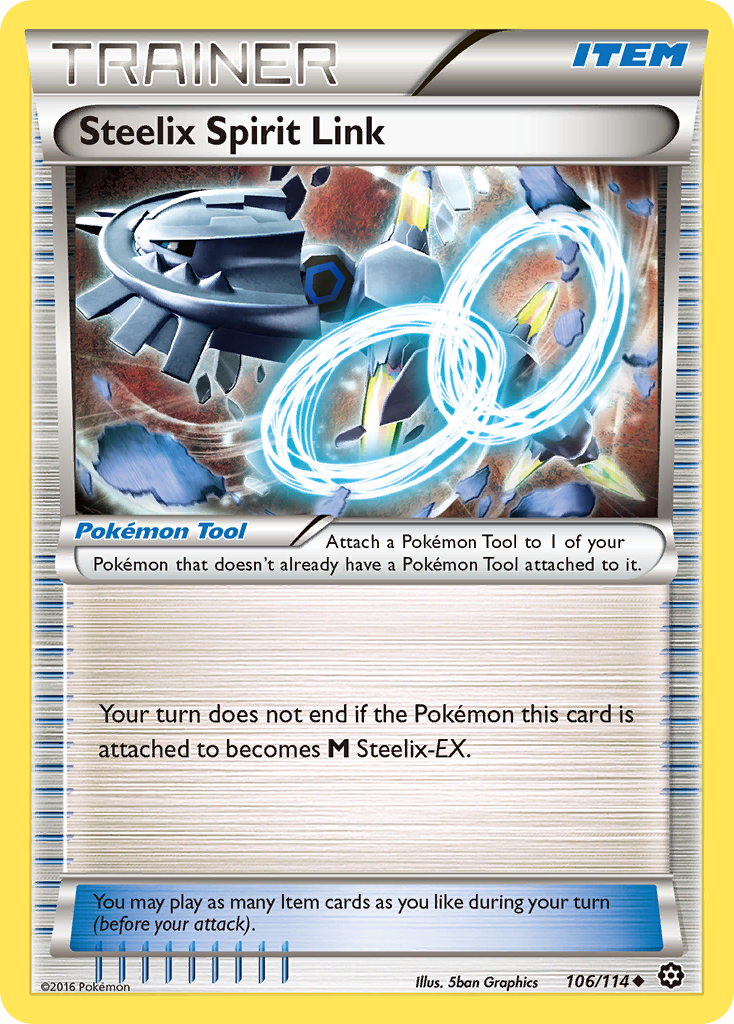 Steelix Spirit Link (106/114) [XY: Steam Siege] | Card Merchant Takapuna