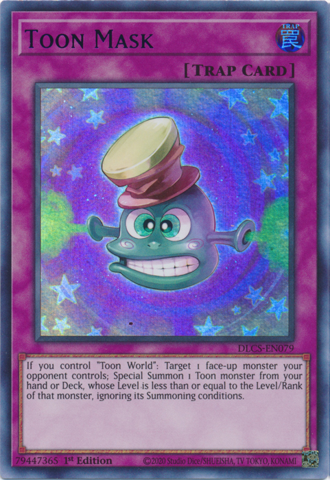 Toon Mask (Blue) [DLCS-EN079] Ultra Rare | Card Merchant Takapuna