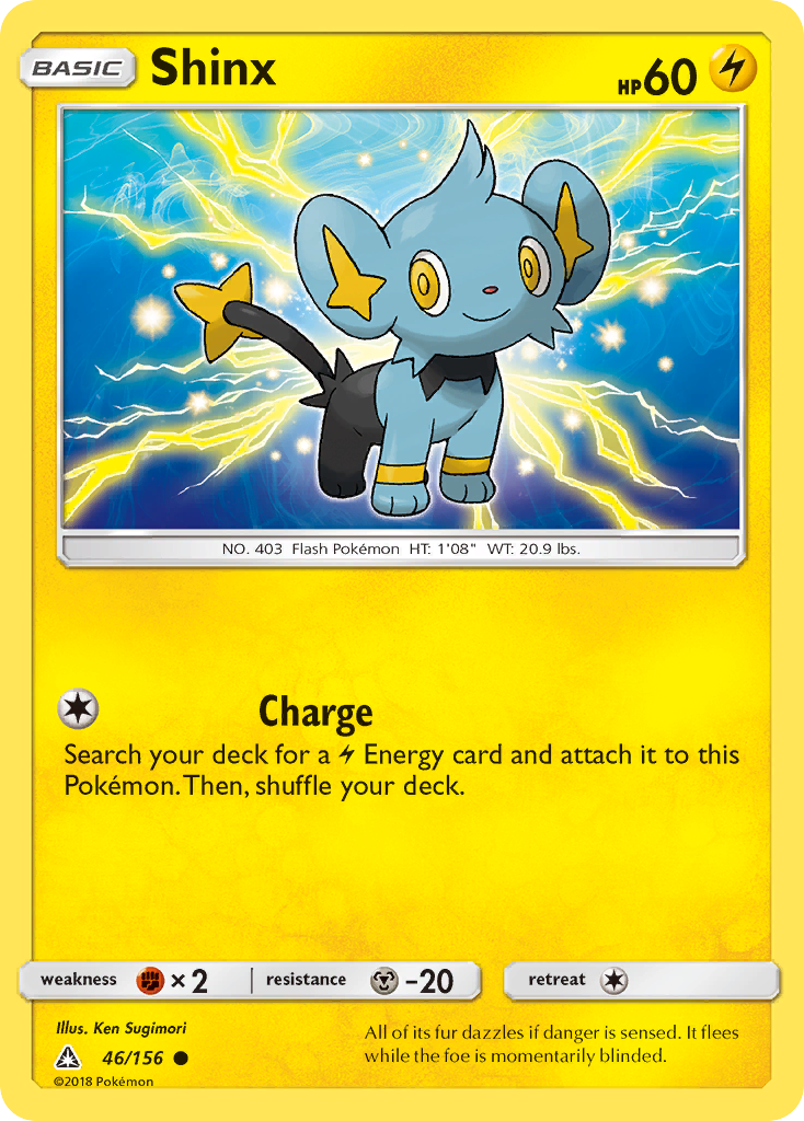 Shinx (46/156) [Sun & Moon: Ultra Prism] | Card Merchant Takapuna