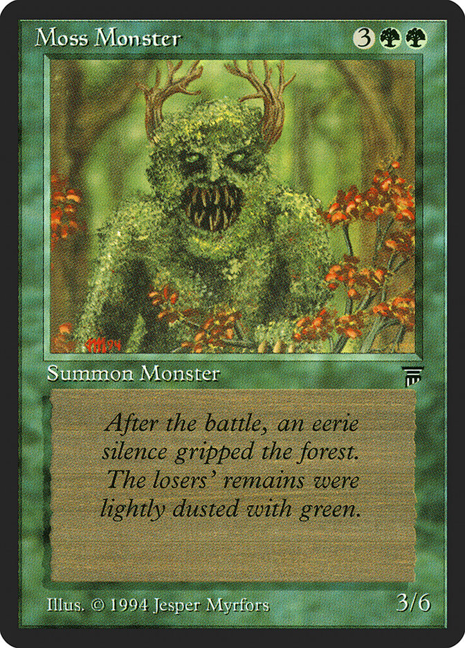 Moss Monster [Legends] | Card Merchant Takapuna