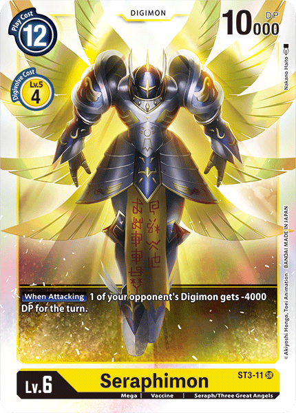 Seraphimon [ST3-11] [Starter Deck: Heaven's Yellow] | Card Merchant Takapuna