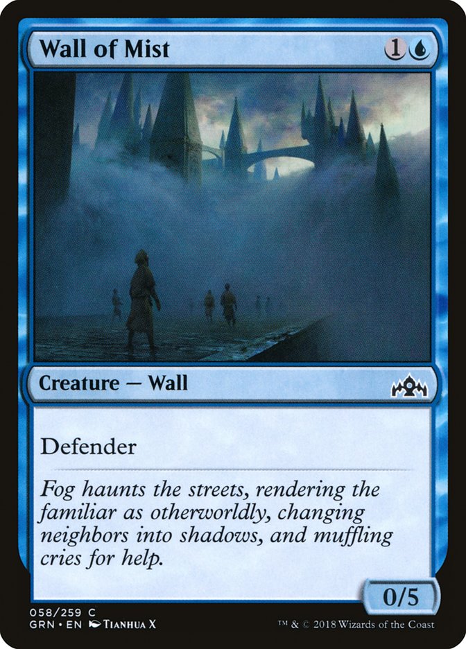 Wall of Mist [Guilds of Ravnica] | Card Merchant Takapuna