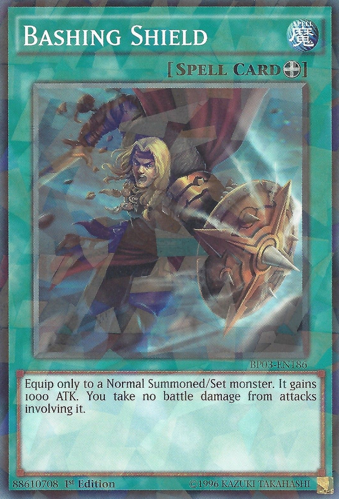 Bashing Shield [BP03-EN186] Shatterfoil Rare | Card Merchant Takapuna